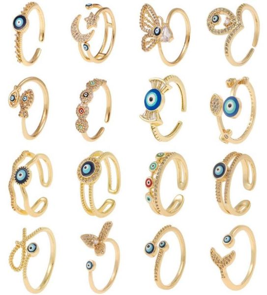 gold evil blue eye rings zircon adjustable simple style tail ring copper dripping oil jewelry ring gift for women girls1143559, Silver
gold evil blue eye rings zircon adjustable simple style tail ring copper dripping oil jewelry ring gift for women girls1143559, Silver