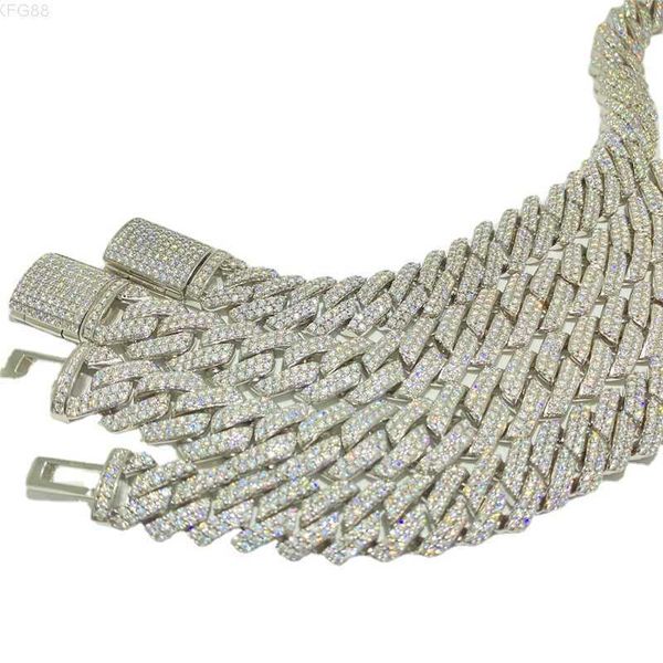 fashion 925 sterling silver necklace 12mm 14mm 15mm rap hip moissonite cuban chain necklace for men and women
fashion 925 sterling silver necklace 12mm 14mm 15mm rap hip moissonite cuban chain necklace for men and women