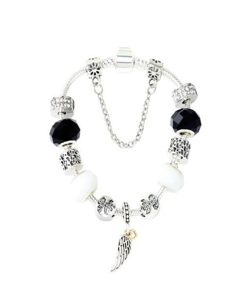 strands bracelet angel wings beaded diy large hole black and white glaze jewelry9943024
strands bracelet angel wings beaded diy large hole black and white glaze jewelry9943024