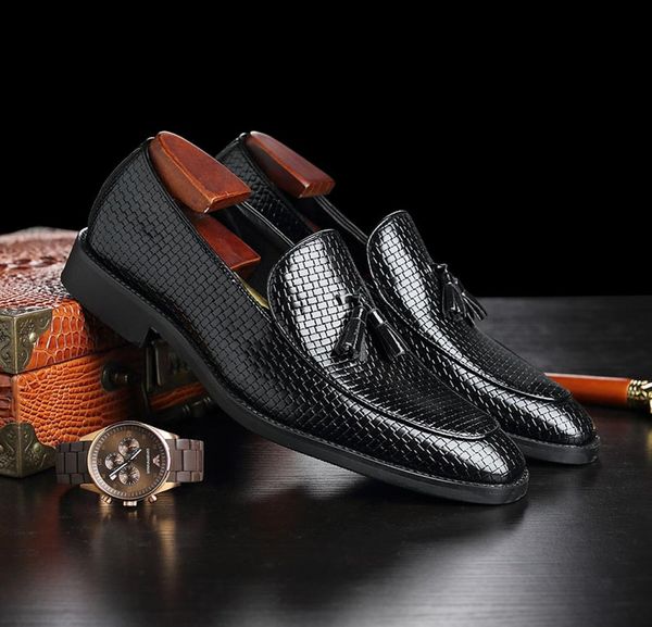 2020 men dress shoes vintage british style artificial leather slip on men wedding shoes tassel loafers8668360, Black
2020 men dress shoes vintage british style artificial leather slip on men wedding shoes tassel loafers8668360, Black
