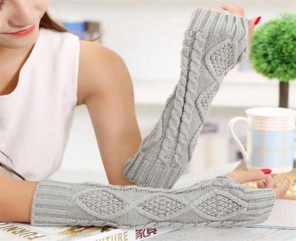 long section 30cm autumn winter ladies wool knitting rhombic fingerless sleeve women half finger warm exposed fingers gloves l89 21593757, Blue;gray
long section 30cm autumn winter ladies wool knitting rhombic fingerless sleeve women half finger warm exposed fingers gloves l89 21593757, Blue;gray