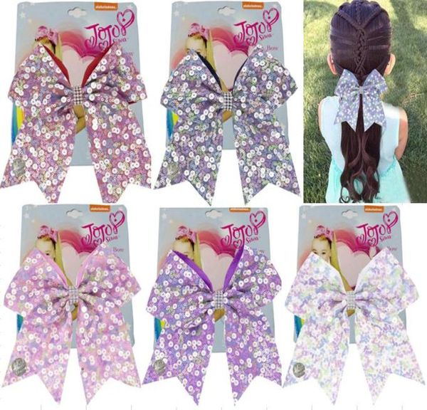 7quot jojo swia kids hair accessories sequin cheer bows hair ties children rhinestone girls ponytail holder elastic hai9883232, Slivery;white
7quot jojo swia kids hair accessories sequin cheer bows hair ties children rhinestone girls ponytail holder elastic hai9883232, Slivery;white