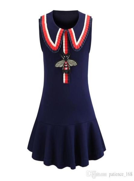girls dress 2019 ins styles new summer girl kids cute lace lapel collar embroidery bee sleeveless dress kids elegant high qual5317292, Red;yellow
girls dress 2019 ins styles new summer girl kids cute lace lapel collar embroidery bee sleeveless dress kids elegant high qual5317292, Red;yellow