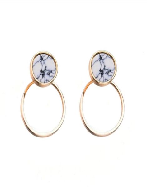 10 pairs gold plated stud earrings many style white howlite stone for women party gift jewelry7729348, Golden;silver
10 pairs gold plated stud earrings many style white howlite stone for women party gift jewelry7729348, Golden;silver