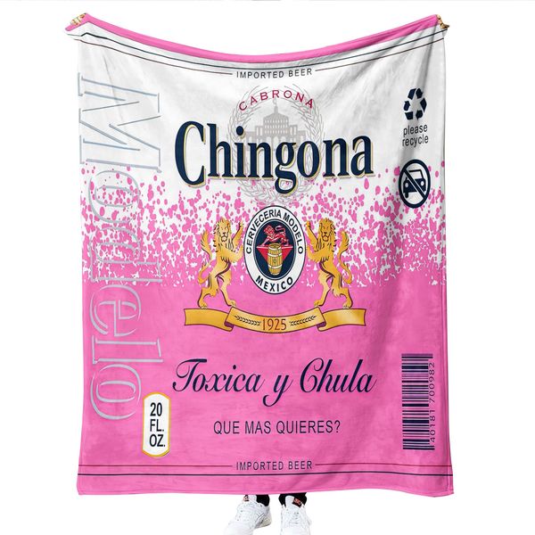 2023 new design mexican borracho borracha chingona toxica sublimation fleece travel throw polyester blanket, Silver
2023 new design mexican borracho borracha chingona toxica sublimation fleece travel throw polyester blanket, Silver