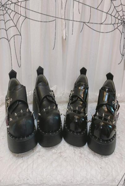 dress shoes women lolita rivet buckle round toe gothic punk pumps platform wedge high heel creepers japanese harajuku dark 20221737573, Black
dress shoes women lolita rivet buckle round toe gothic punk pumps platform wedge high heel creepers japanese harajuku dark 20221737573, Black
