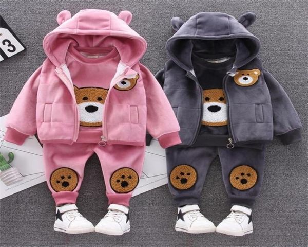 baby clothes winter thick warm suit cartoon bear hooded sweater baby boy baby girl fleece children gold velvet threepiece suit lj5101558, White
baby clothes winter thick warm suit cartoon bear hooded sweater baby boy baby girl fleece children gold velvet threepiece suit lj5101558, White