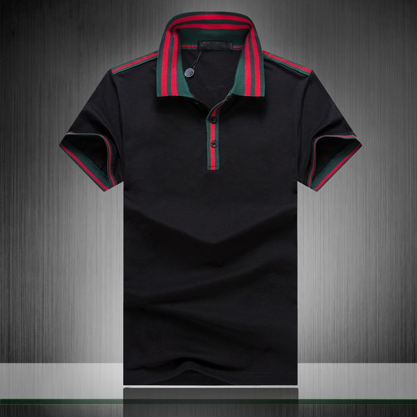 men polo designer summer t shirts short sleeves fashion polo casual business sports golf style mens polos, White;black
men polo designer summer t shirts short sleeves fashion polo casual business sports golf style mens polos, White;black