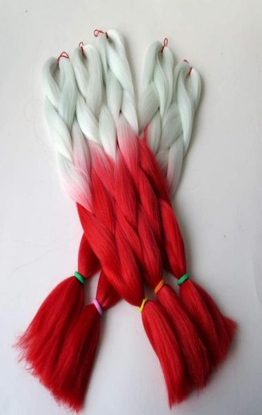 10pcslot 100g ombre two tone jumbo braiding synthetic jumbo braid hair white red color4349108, Black
10pcslot 100g ombre two tone jumbo braiding synthetic jumbo braid hair white red color4349108, Black