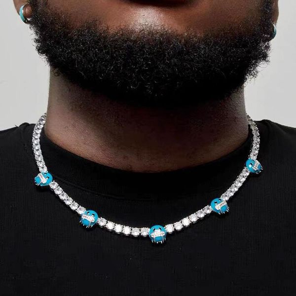 necklaces blue enamel fluorescence luminous grow in dark ice smile face charm hip hop men necklace full paved 5a cz tennis chain jewelry, Silver
necklaces blue enamel fluorescence luminous grow in dark ice smile face charm hip hop men necklace full paved 5a cz tennis chain jewelry, Silver