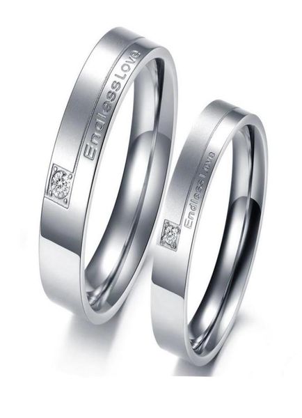 couples promise rings quotendless lovequot men women039s stainless steel engagement wedding band with shiny cz crystal inla4664065, Silver
couples promise rings quotendless lovequot men women039s stainless steel engagement wedding band with shiny cz crystal inla4664065, Silver