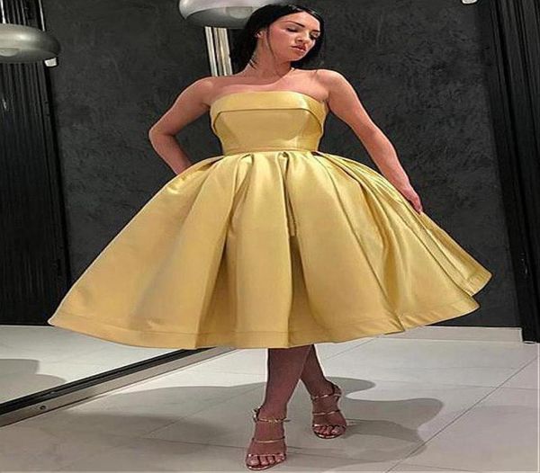 gold short prom dresses strapless tea length simple formal party gowns a line puffy satin plus size arabic evening dress for women9116427, Black
gold short prom dresses strapless tea length simple formal party gowns a line puffy satin plus size arabic evening dress for women9116427, Black