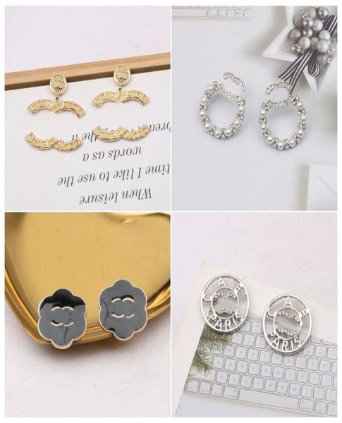 18k gold plated earrings stud crystal pearl party womens designer letters earrings wedding jewelry 20 styles accessories gift with4625068, Golden;silver
18k gold plated earrings stud crystal pearl party womens designer letters earrings wedding jewelry 20 styles accessories gift with4625068, Golden;silver