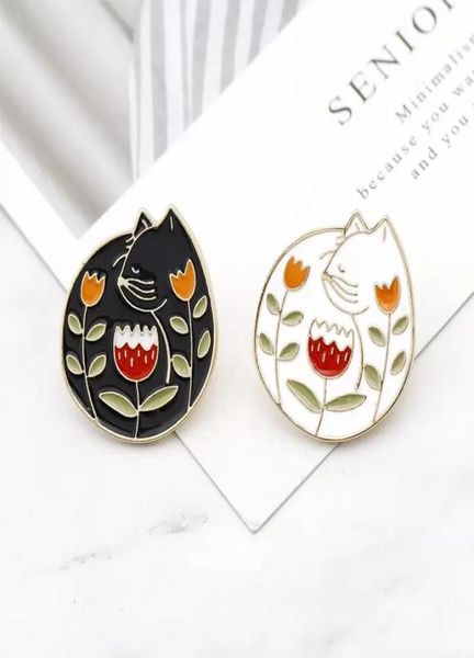 cat flower leaf pattern black and white cute cartoon personality brooch ornament creative special new trend lapels jeans3313009, Blue
cat flower leaf pattern black and white cute cartoon personality brooch ornament creative special new trend lapels jeans3313009, Blue