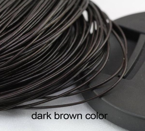 ship 100 meters 1mm dark brown round genuine leather cord necklace bracelet real leather cord4276004, White;red
ship 100 meters 1mm dark brown round genuine leather cord necklace bracelet real leather cord4276004, White;red