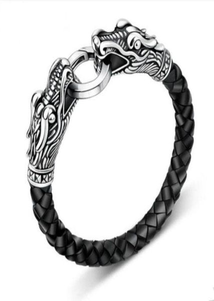 leather tibetan silver men bracelet titanium fashion male vintage accessories parataxis dragon bracelet men jewelry sl09086442118269048, Golden;silver
leather tibetan silver men bracelet titanium fashion male vintage accessories parataxis dragon bracelet men jewelry sl09086442118269048, Golden;silver