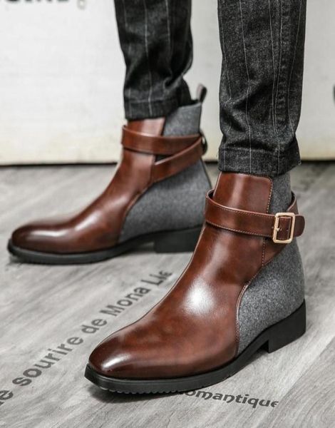 men ankle boots business formal shoes low heel slip on buckle decoration british style fashion carved retro versatile dh8946488739, Black
men ankle boots business formal shoes low heel slip on buckle decoration british style fashion carved retro versatile dh8946488739, Black
