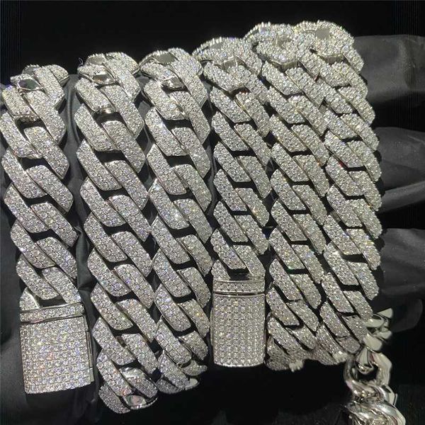 cross-border e-commerce sells miami chain simulation drill collar s925 silver mosant drill 12mm 14mm 15mm cuban chain
cross-border e-commerce sells miami chain simulation drill collar s925 silver mosant drill 12mm 14mm 15mm cuban chain