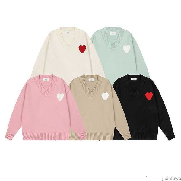 designers amis paris sweaters fashion amies de coeur embroidered a heart pattern sweater loose v-neck solid woolen, White;black
designers amis paris sweaters fashion amies de coeur embroidered a heart pattern sweater loose v-neck solid woolen, White;black