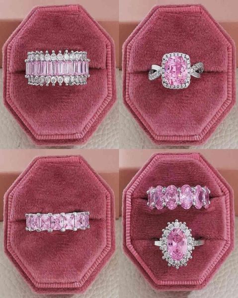 2021 new luxury fashion 925 sterling silver pink engagement wedding band eternity ring for women christmas gift love jewelry z2 x09618153, Slivery;golden
2021 new luxury fashion 925 sterling silver pink engagement wedding band eternity ring for women christmas gift love jewelry z2 x09618153, Slivery;golden
