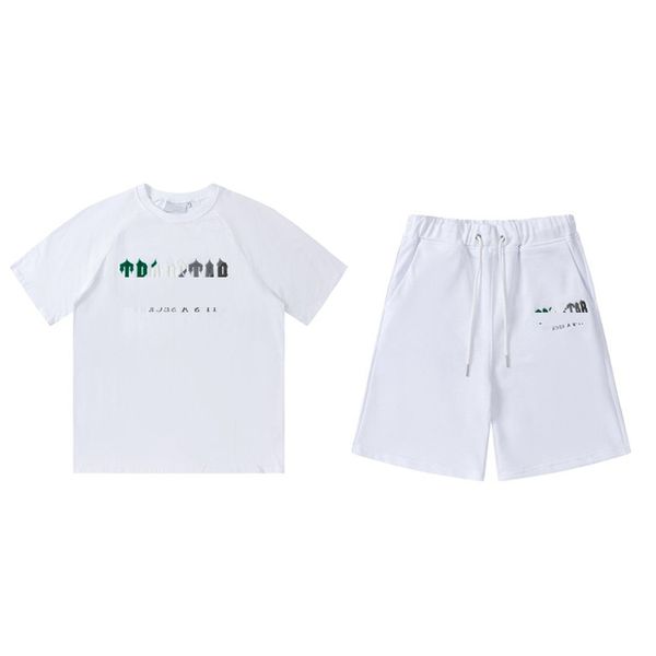 2023 new embroidery trapstar t shirts set red blue white short sleeve men women summer outfit shorts suit, White;black
2023 new embroidery trapstar t shirts set red blue white short sleeve men women summer outfit shorts suit, White;black