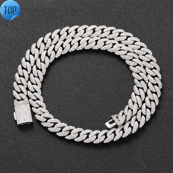 necklace 10mm double row zircon cuban chain men's necklace personality hip hop fashion jewelry, Black
necklace 10mm double row zircon cuban chain men's necklace personality hip hop fashion jewelry, Black