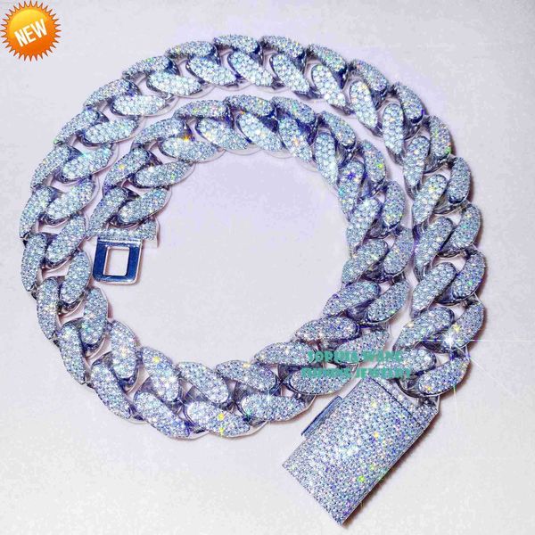 iced moissanite pass diamond tester necklace 18mm 3 row heavy miami moissanite diamond cuban link, Silver
iced moissanite pass diamond tester necklace 18mm 3 row heavy miami moissanite diamond cuban link, Silver
