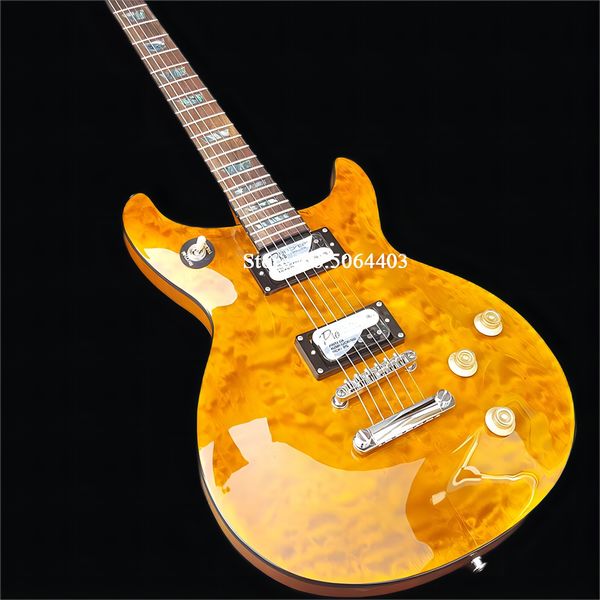 6 string electric guitar, fingerboard with abalone inlay, large floral peachwood core, special decals
6 string electric guitar, fingerboard with abalone inlay, large floral peachwood core, special decals