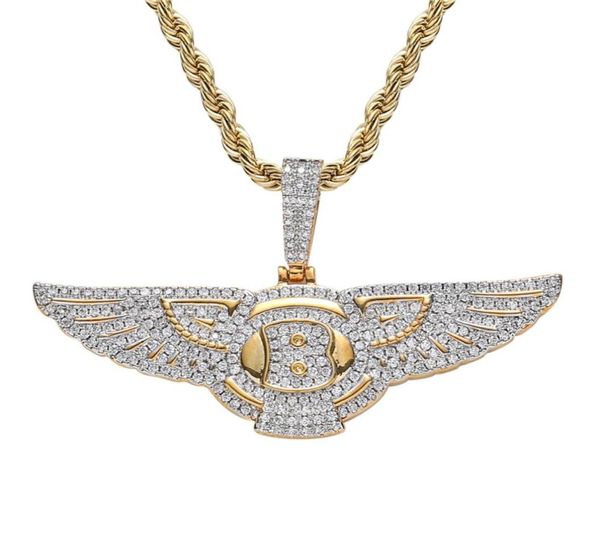 18k gold plated angel wings necklace pendant iced out zircon mens bling jewelry gift7244808, Silver
18k gold plated angel wings necklace pendant iced out zircon mens bling jewelry gift7244808, Silver