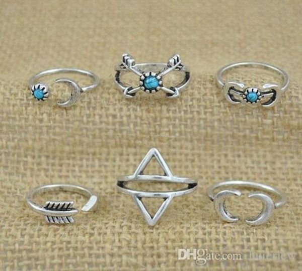 rings sets bohemian style 6pcspck rings arrows moon lucky rings set for women party silver ring2477593, Golden;silver
rings sets bohemian style 6pcspck rings arrows moon lucky rings set for women party silver ring2477593, Golden;silver