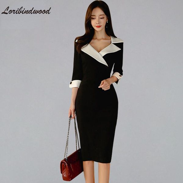 dresses 2022 women new notched neck black sheath pencil dress fashion slim ol work bodycon dresses office business vestidos, Black;gray
dresses 2022 women new notched neck black sheath pencil dress fashion slim ol work bodycon dresses office business vestidos, Black;gray