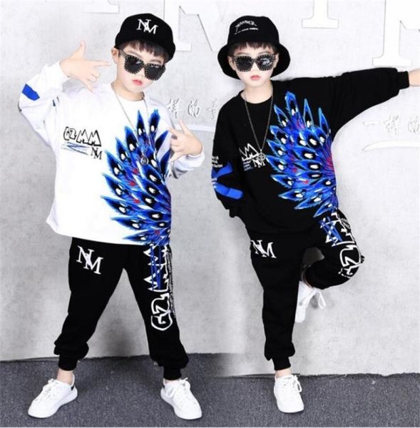 2 pcs children autumn clothes set big boys girls peacock hoodies haren pants cotton dance vetement garcon 6 8 10 12 13 14 years 209364289, White
2 pcs children autumn clothes set big boys girls peacock hoodies haren pants cotton dance vetement garcon 6 8 10 12 13 14 years 209364289, White