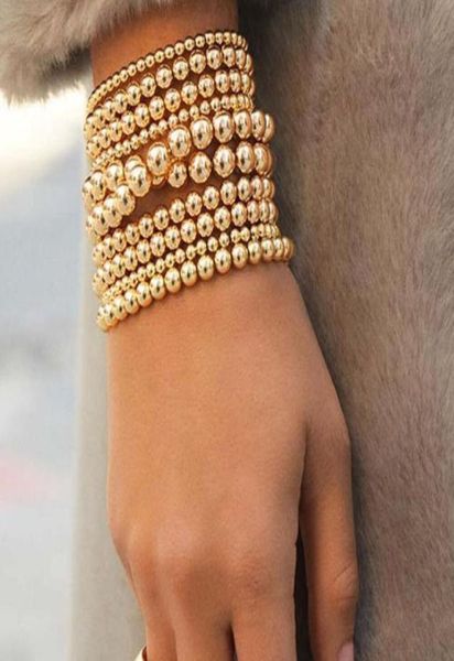 fashion gold bead bracelet for women lady girls strands beaded ball bracelets stretchable elastic bracelet jewelry5172899, Black
fashion gold bead bracelet for women lady girls strands beaded ball bracelets stretchable elastic bracelet jewelry5172899, Black