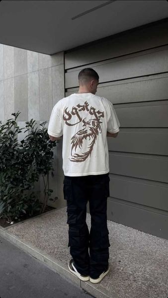 bath fire monochrome phoenix fashionable american fun graffiti loose relaxed short sleeve men's and women's casual versatile colle, White
bath fire monochrome phoenix fashionable american fun graffiti loose relaxed short sleeve men's and women's casual versatile colle, White