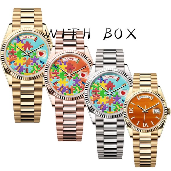 2023 men's watch designer watch 36/41mm automatic 904l mechanical fashion classic style stainless steel waterproof luminous sapphire dh, Slivery;brown
2023 men's watch designer watch 36/41mm automatic 904l mechanical fashion classic style stainless steel waterproof luminous sapphire dh, Slivery;brown