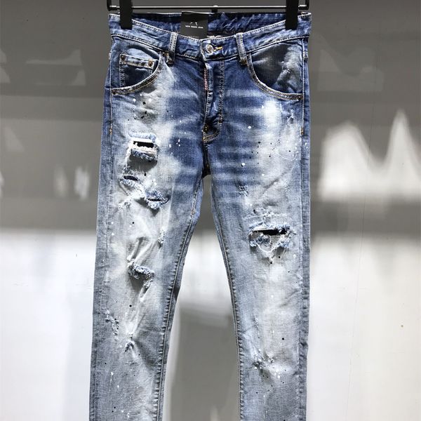 dsquad2 jeans men's luxury designer denim jeans perforated pants dsquare jeans casual fashion trendy pants dsquad2 men's clothing, Blue
dsquad2 jeans men's luxury designer denim jeans perforated pants dsquare jeans casual fashion trendy pants dsquad2 men's clothing, Blue