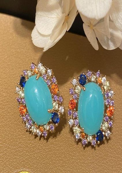 fashion sapphire ear stud for women brand designer gold earrings shining cubic zirconia wedding jewelry 925 silver needle earring8979679, Golden;silver
fashion sapphire ear stud for women brand designer gold earrings shining cubic zirconia wedding jewelry 925 silver needle earring8979679, Golden;silver