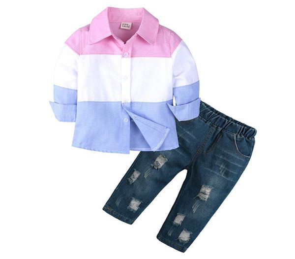 childrens clothing set autumn and spring baby boys denim suit cotton set long sleeve shirt jeans pants kids boy clothing sets4010676, White
childrens clothing set autumn and spring baby boys denim suit cotton set long sleeve shirt jeans pants kids boy clothing sets4010676, White