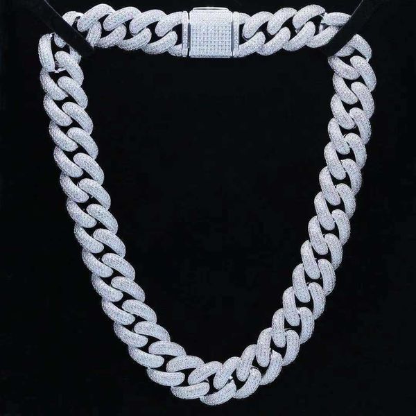 18mm 3 row s925 silver moissanite diamond hiphop cuban link chain for women men fashion jewelry body chain
18mm 3 row s925 silver moissanite diamond hiphop cuban link chain for women men fashion jewelry body chain