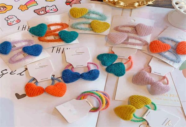 5setlot new korea winter plush heart elastic hair rope candy color bb clips pony tail holder hairpins girls barrettes hairgrip5066422, Pink
5setlot new korea winter plush heart elastic hair rope candy color bb clips pony tail holder hairpins girls barrettes hairgrip5066422, Pink