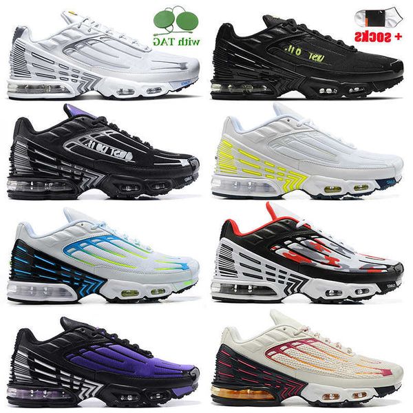 with box designer 2023 women mens tn 3 running shoes with socks plus tuned runner sneakers purple gold laser blue triple black white obsidia
with box designer 2023 women mens tn 3 running shoes with socks plus tuned runner sneakers purple gold laser blue triple black white obsidia