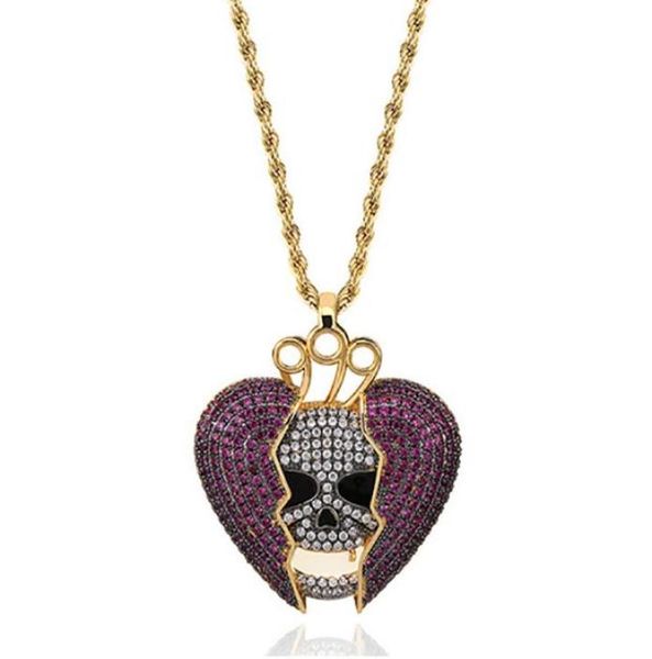 14k iced out skull skeleton purple heart juice wrld pendant necklace micro pave cubic zircon hiphop fashion jewelry9812049, Silver
14k iced out skull skeleton purple heart juice wrld pendant necklace micro pave cubic zircon hiphop fashion jewelry9812049, Silver