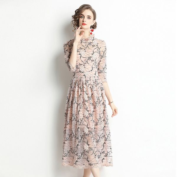 2023 summer new item european station fashion women's big sleeve hook and hollow lace dress e283, Black;gray
2023 summer new item european station fashion women's big sleeve hook and hollow lace dress e283, Black;gray