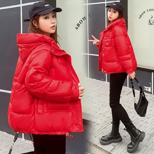 leather 2022 new cotton padded parka women winter jacket warm down cotton parkas female outerwear hooded bread cotton clothes short coat, Black
leather 2022 new cotton padded parka women winter jacket warm down cotton parkas female outerwear hooded bread cotton clothes short coat, Black