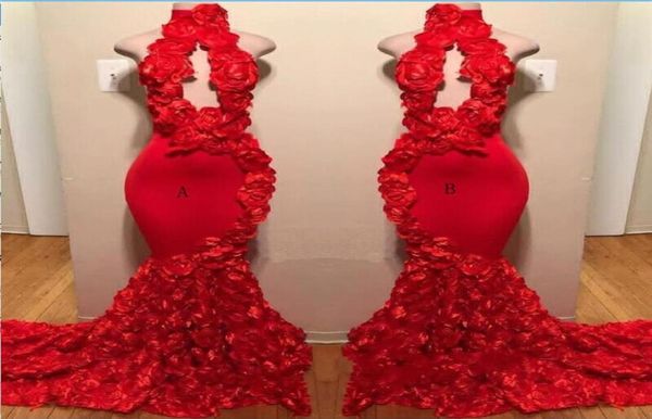 red rose mermaid prom dresses new high neck appliques formal evening dresses sweep train cocktail party gowns 4504999, Black
red rose mermaid prom dresses new high neck appliques formal evening dresses sweep train cocktail party gowns 4504999, Black