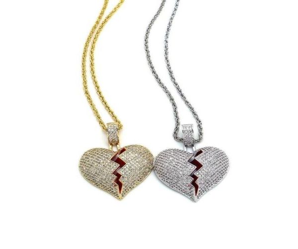 hip hop broken heart pendant necklace diamonds pendants golden silver chain jewelry sweater chain accessories 2018 new 2988186
hip hop broken heart pendant necklace diamonds pendants golden silver chain jewelry sweater chain accessories 2018 new 2988186