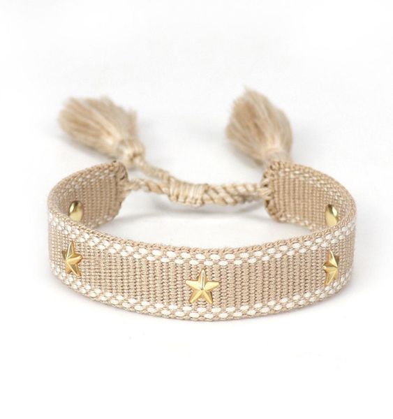 women adjustable braided tassel bracelet handmade golden pentagram polyester bracelets for girls vintage fashion jewelry gifts4642863, Golden;silver
women adjustable braided tassel bracelet handmade golden pentagram polyester bracelets for girls vintage fashion jewelry gifts4642863, Golden;silver