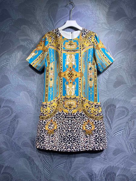 2023 women's dress spring/summer original designer fashion printed round neck short sleeve elegant beaded dress s-xl, Black
2023 women's dress spring/summer original designer fashion printed round neck short sleeve elegant beaded dress s-xl, Black