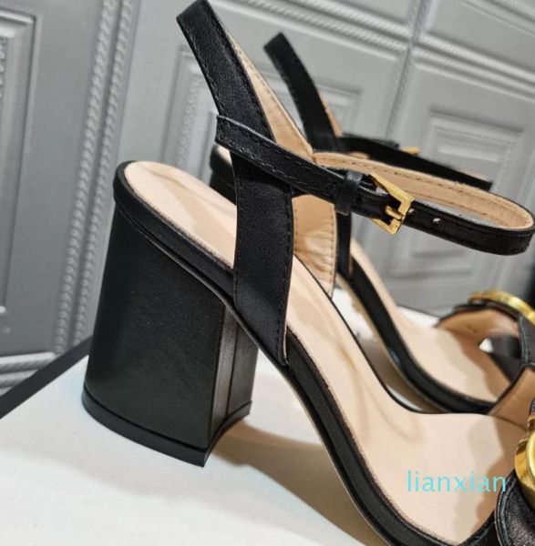 summer womens fashion ankle strap highflat heeled sandals double g gold metal buckle ladies luxury shoes 34411440803, Black
summer womens fashion ankle strap highflat heeled sandals double g gold metal buckle ladies luxury shoes 34411440803, Black