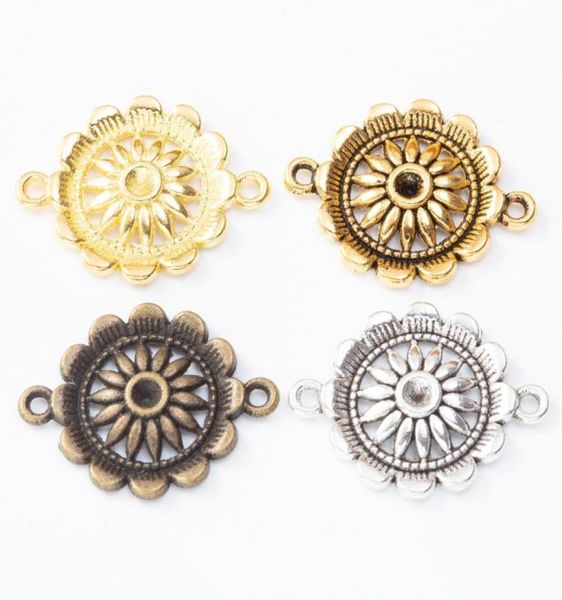 50pcs 2821mm antique vintage silver color flower connector charm metal alloy pendants for bracelet necklace diy jewelry making6111011, Bronze;silver
50pcs 2821mm antique vintage silver color flower connector charm metal alloy pendants for bracelet necklace diy jewelry making6111011, Bronze;silver